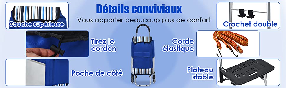 2-en-1-Poussette-de-Marche-avec-Sac-de-Courses