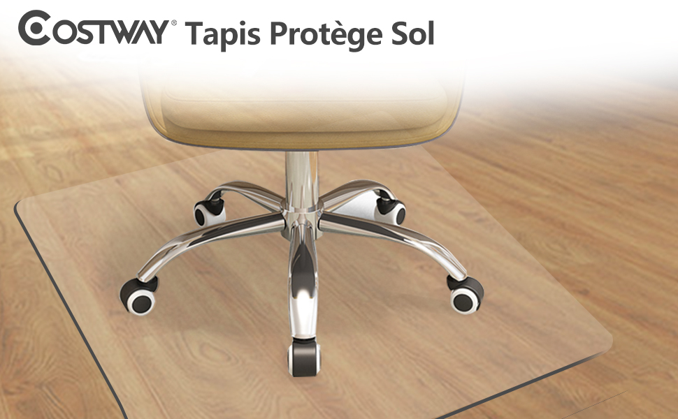 Rond 100 cm Tapis protège Sol Chaise Bureau | Tapis Protecteur de Sol pour  fauteuils de Gaming | Tapis de Sol Chaise de Bureau Tissu | Tapis Chaise à