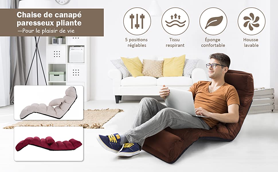 Fauteuil-de-relaxation-pliable
