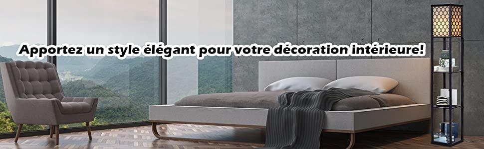 Lampadaire-Shelf
