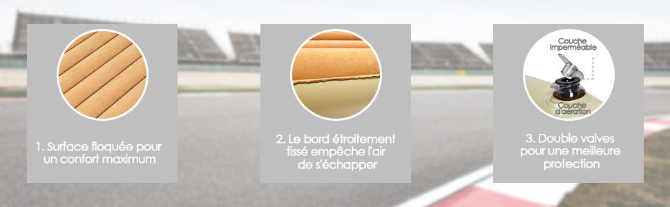 Auto-opblaasbaar bed