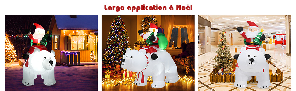 Pere-Noel-Gonflable-Ours-Polaire