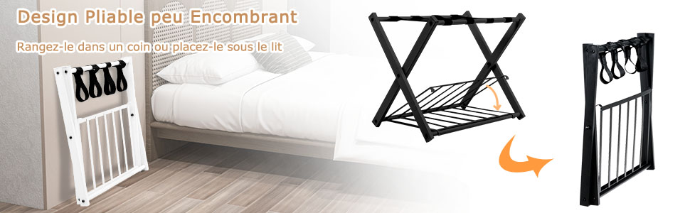 Porte-bagages-pliable