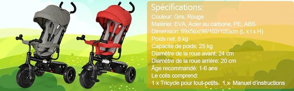 Kinder driewieler kinderwagen