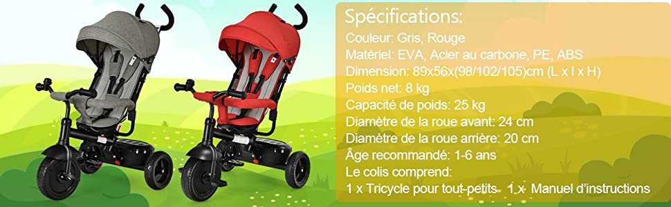 Poussette-tricycle-pour-enfants