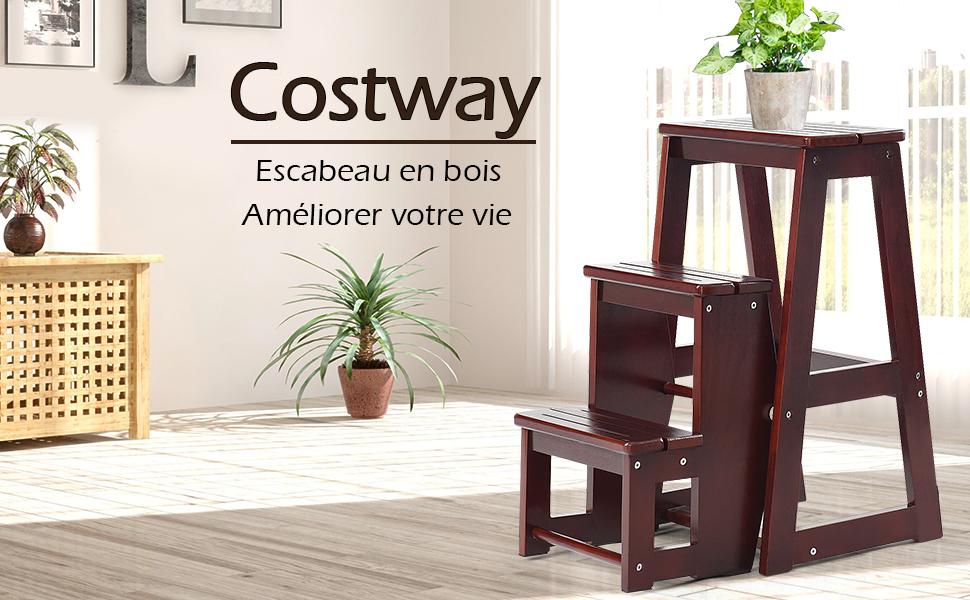 Tabouret-Escabeau-en-Bois