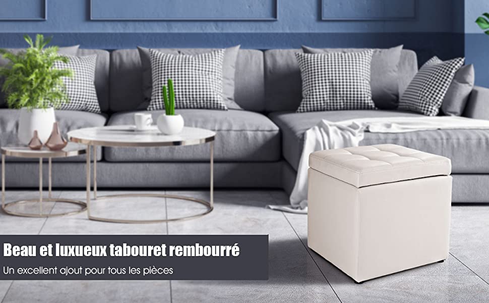 Tabouret-Pouf