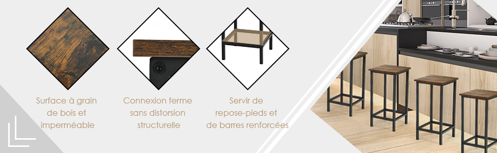 Tabourets-de-Bar-avec-Repose-Pieds