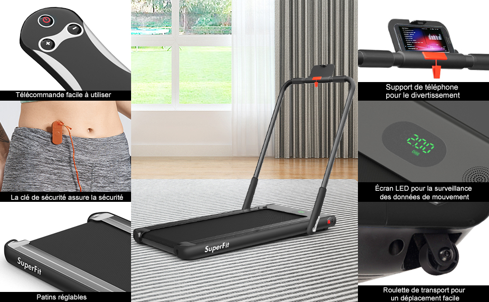 Tapis-de-course-pliable