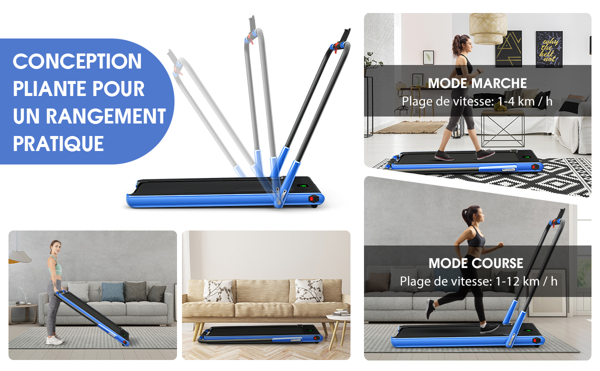 Tapis-de-course-pliable