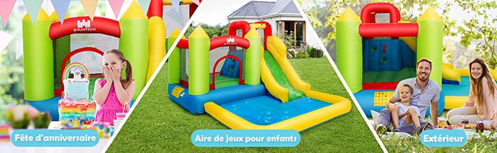 opblaasbare kinderspeeltuin