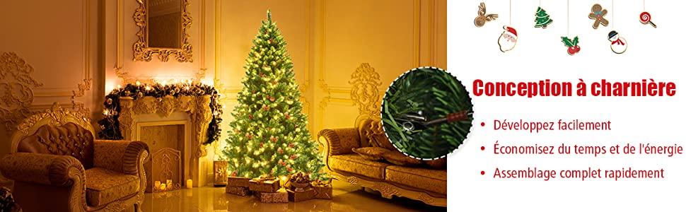 verlichte kerstboom