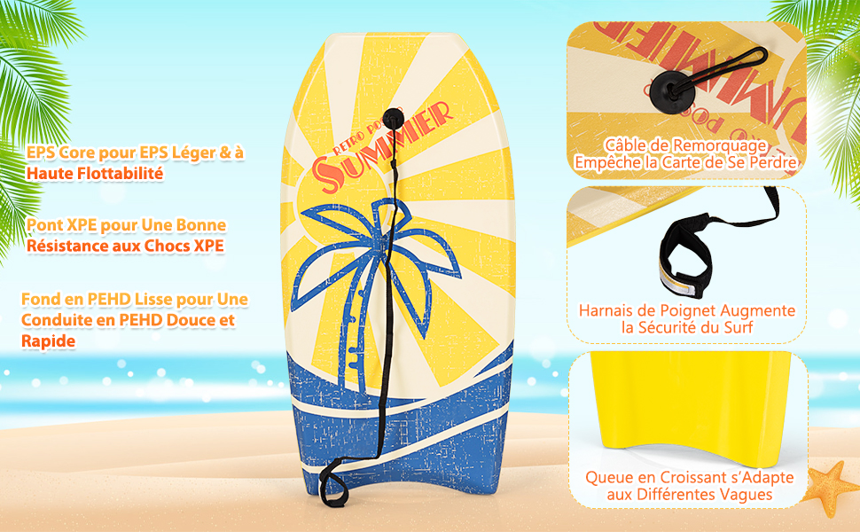 kwaliteitsbodyboard met EPS-kern
