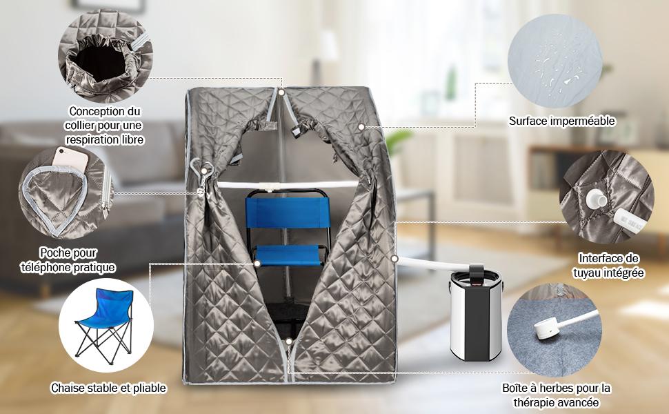 cabine-de-sauna-une-personne-avec-chaise-pliante