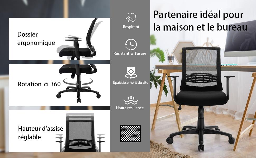 chaise-de-bureau-pivotante