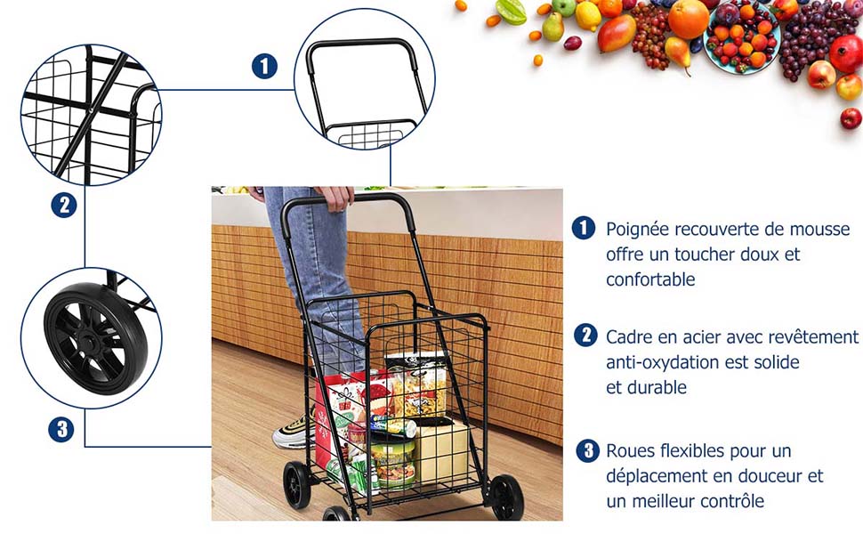 chariot-de-courses-pliable