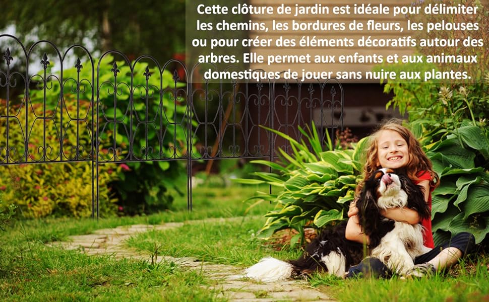 cloture-pliante-pour-parterre-de-fleurs