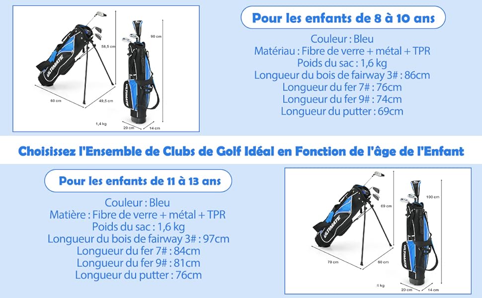 lichtgewicht golfclubset