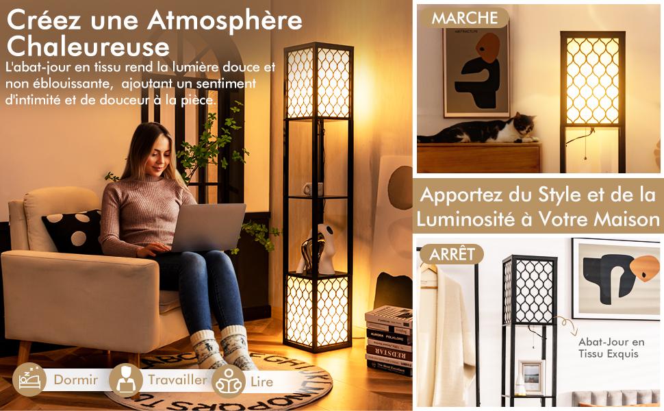lampadaire-avec-etageres