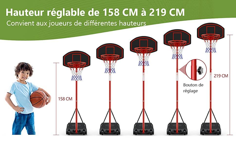 panier-de-basket-avec-support-et-cercle