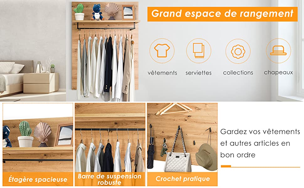 penderie-avec-etagere