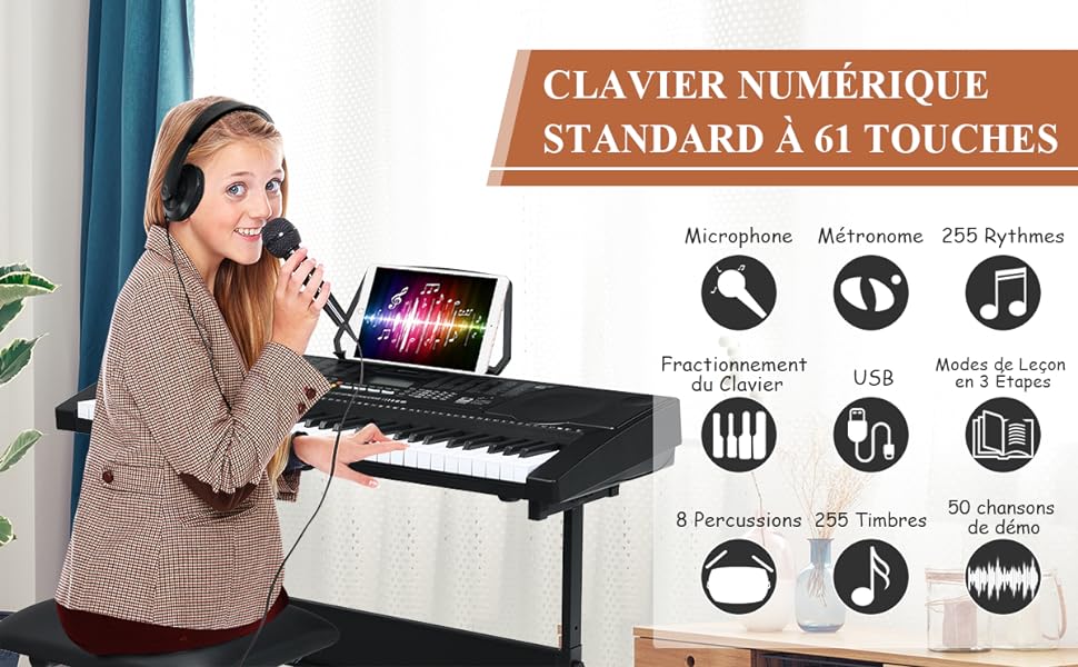 piano-numerique-pour-enfants-61-touches