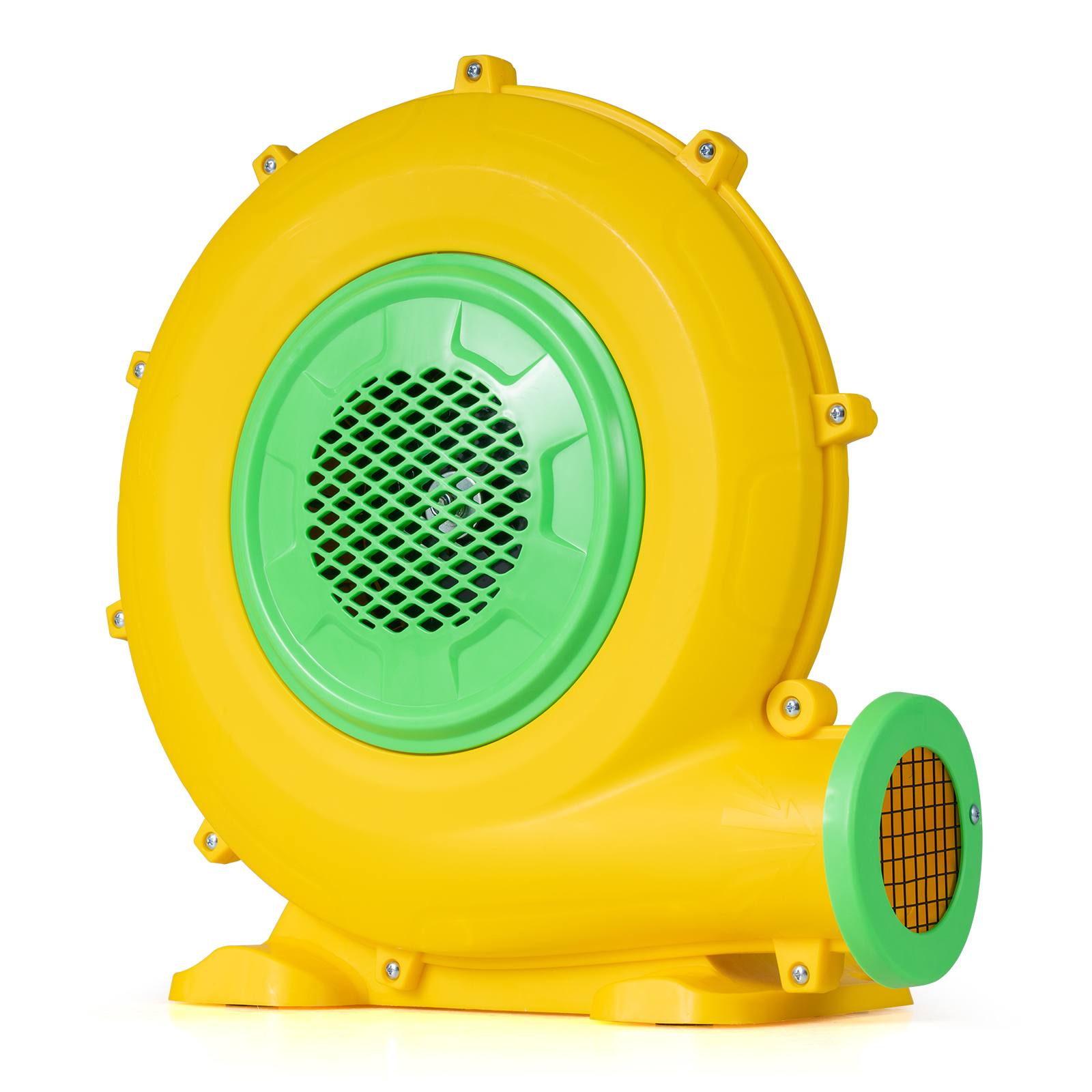 Costway Pompe Electrique 680W Gonfleur Piscine Gonflable 1200 M³/H avec Grille Protectrice et Poignée Intégrée Design Léger et Portable pour Château