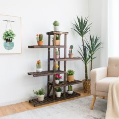 Support pour plantes en bois
