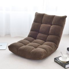 Costway Chaise de Méditation Canapé-Lit Pliable avec 14 Positions Réglables 56 x 67 x 56CM