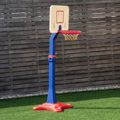 Costway Pannier de Basket-ball Hauteur Réglable entre 160 à 215 cm Pour Enfant de 3 Ans et Plus
