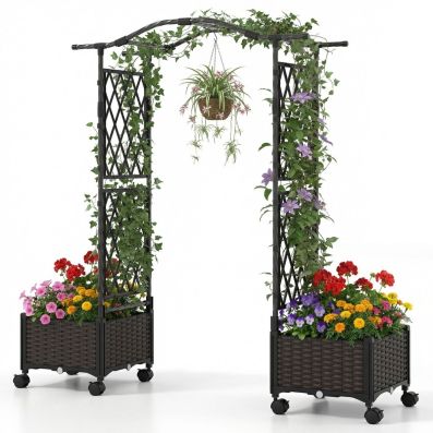 Lit De Jardin Surélevé 60 Cm – Fond Ouvert – Jardinière Rectangulaire – Sans Marque
