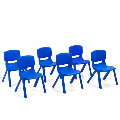 Chaise bleue en plastique pour enfant — Festiloc