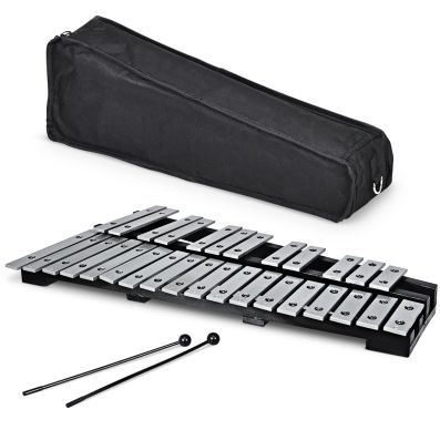 Bilibilidage Volwco Xylophone Glockenspiel en bois 30 notes Instrument de musique professionnel avec maillets et sac robuste pour enfants débutants/cadeau d'anniversaire 
