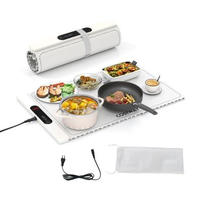 Tapis Chauffant Électrique En Silicone – Chauffage Rapide En 10s, Minuterie 7h, Idéal Pour Cuisine, Barbecue