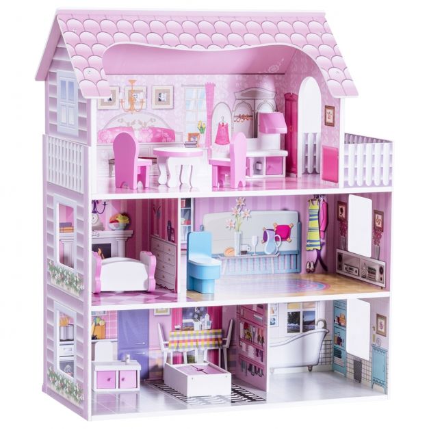 Blocs de construction cadeau d'anniversaire Nouveau design en bois de rose  Kids DIY Maison de poupée - Chine La Chine Toy et jouet en bois Set prix