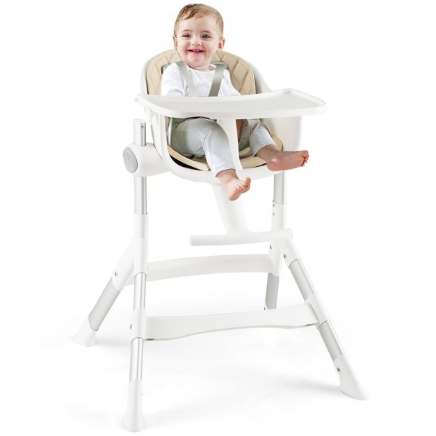 Costway 6 en 1 chaise haute bébé convertible avec plateau amovible