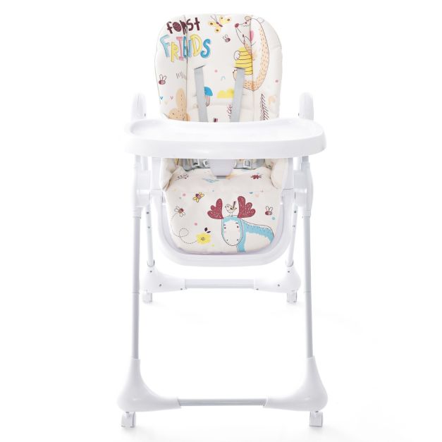 DREAMADE Chaise Haute Bébé, 3 en 1 Hauteur Réglable avec Coussin Bébé  Confort, 52 x 60