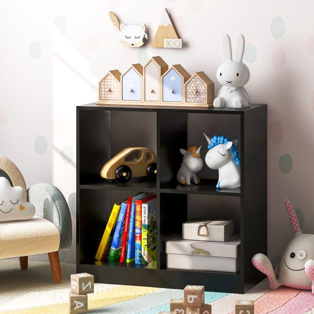 Bibliothèque étagère Rangement En Bambou Meuble Case Compartiment Cube Pieds Bords Sureleves 265 X 37 X 113 Cm Bambou Naturel 82424968