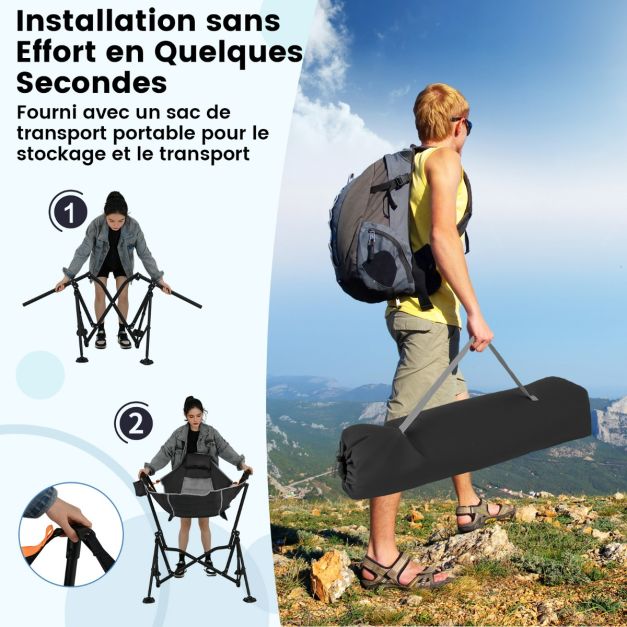 Pack pliable compact ultraléger pour voyages et activités de plein air 18L
