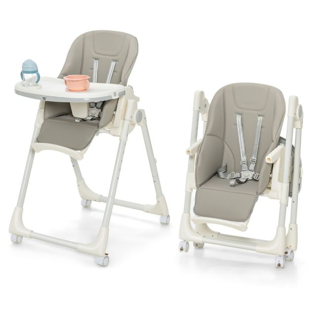 Siège portable de voyage pour chaise haute, siège réglable, sécurisé et  lavable, Housse de chaise haute pour tout-petits