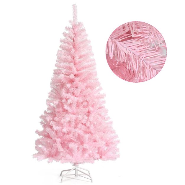 Sapin de Noël artificiel rose/sapin artificiel 150 cm avec sac de