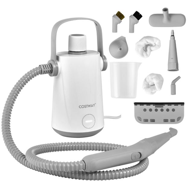 Nettoyeur à vapeur portable, multi-usage avec 9 accessoires - Biens de 