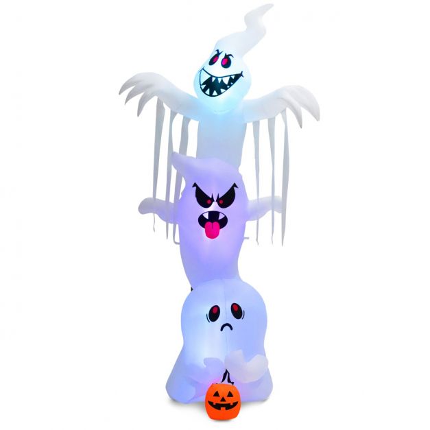 Fantôme Gonflable d'Halloween 172cm Décoration de Vacance avec
