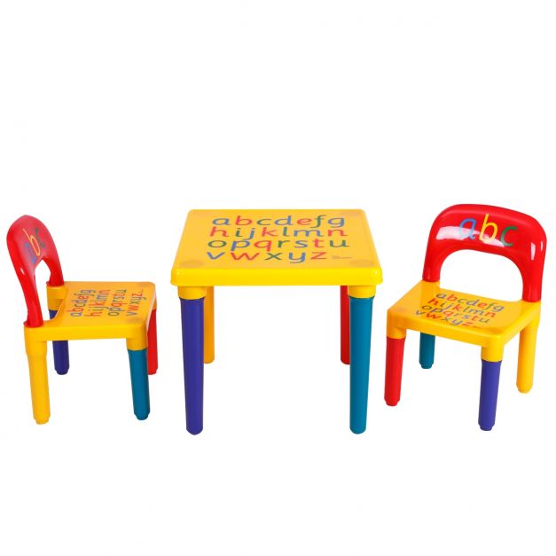 ZH Ensembles Table Longue et 6 Chaises pour Enfant, Table D'Activité en  Plastique Rectangulaire De 120 * 60 Cm, Hauteur Réglable, pour Crèche,  école
