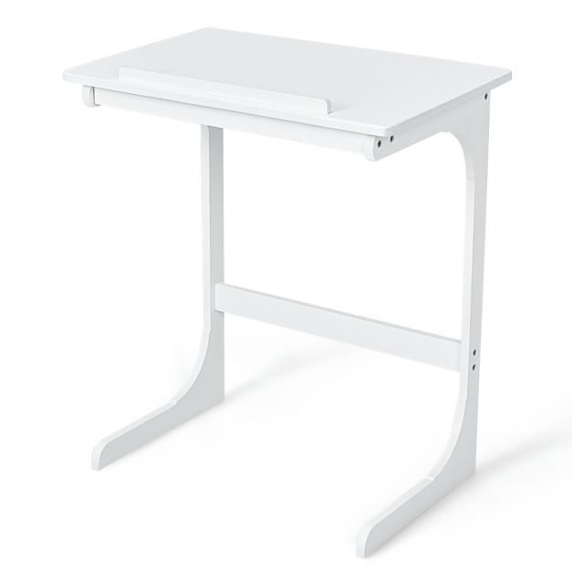 COSTWAY Table de Lit Pliable Table Portable pour Ordinateur Angle Ajustable  en 4 Positions - Fait en MDF et Métal - Idéal pour Lecture, Travail, Petit  Déjeuner 55x32x23cm (Modèle 1) : : Informatique