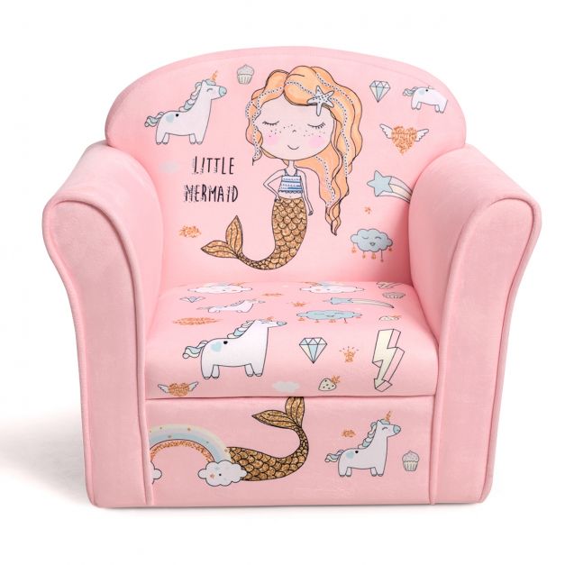 Costway Canape Fauteuil Pour Enfant 4 Formes Mignon Design Ergonomique Dossier Confortable Costway