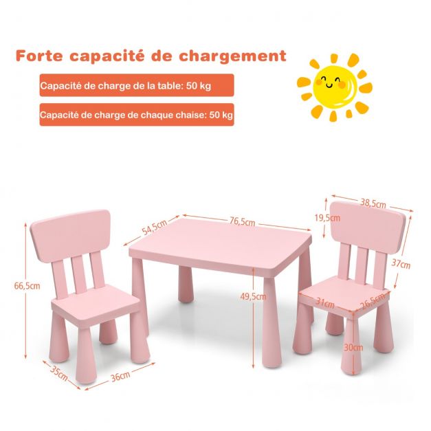 Ensemble Salon Enfant Roba Course – 2 Chaises + Table Avec Motif Véhicule, B-Ware