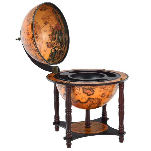 Bar Globe Terrestre Mappemonde Style Vintage Mini Bar Répliqued'une