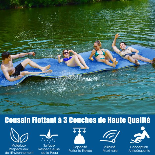Coussin de camping pliable en tissu Oxford portable résistant à l