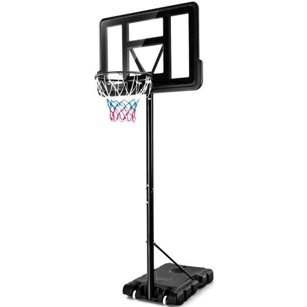 Panier de Basket Extérieur avec Hauteur Réglable 130-305 cm